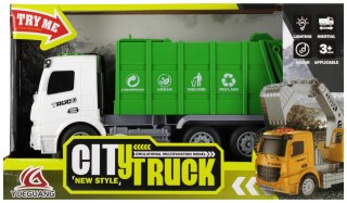 Auto ciężarowe Śmieciarka światło i dźwięk MEGA CREATIVE 573897