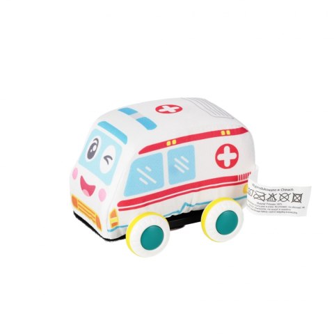 Auto ratunkowe materiałowe P/B 10cm mix4 display A 12 SMILY PLAY SP85174 AN