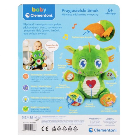 Clementoni Smok interaktywny 24x30x17 50938