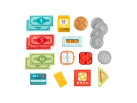 Fisher-Price Ucz się i śmiej Sklepik Kasa fiskalna Kupuj i skanuj Zabawka interaktywna POL/ENG/CZ/SL/HU JGW98