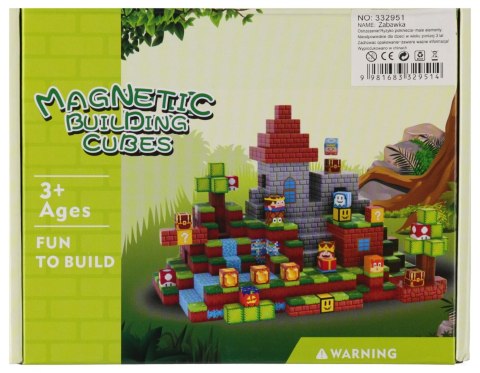 Klocki magnetyczne klockowy ludzik 50 elementów