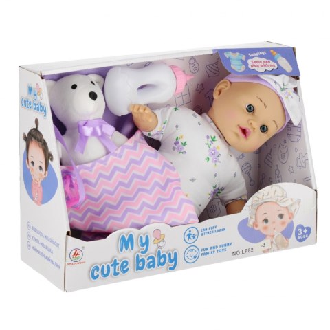 Lalka Bobas 30cm miękka z akcesoriami MEGA CREATIVE 568560