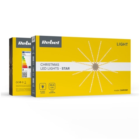 Świateczna gwiazda ozdobna Led