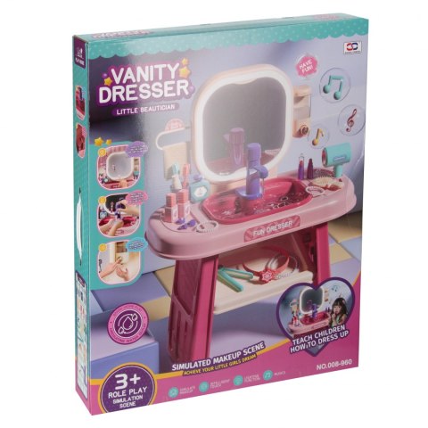 Toaletka z akcesoriami światło i dzik MEGA CREATIVE 566783