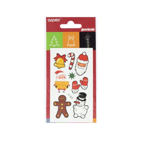 Tatuaż święta świecące w ciemności Boże Narodzenie ARPEX BN1304