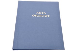 Teczka do Akt Osobowych A4 oklejana granatowa DELFIN
