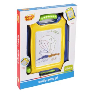Znikopis magnetyczny kolorowy 24x33x4 SMILY PLAY SP84960AN