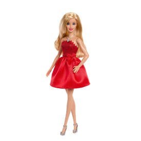 Barbie Mattel 80-lecie Rubinowa sukienka Lalka JGD25