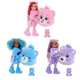 Care Bears Troskliwe Misie Barbie Chelsea Cutie Reveal Lalka Asortyment JCN97