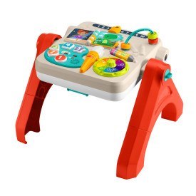 Fisher-Price Ucz się i śmiej Stoliczek edukacyjny Sztaluga 4 w 1 Zabawka interaktywna POL/ENG/CZ/SL/HU JGW88