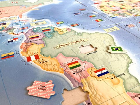 GRA FLAGMISTRZ PUZZLE KONTUROWE PUD