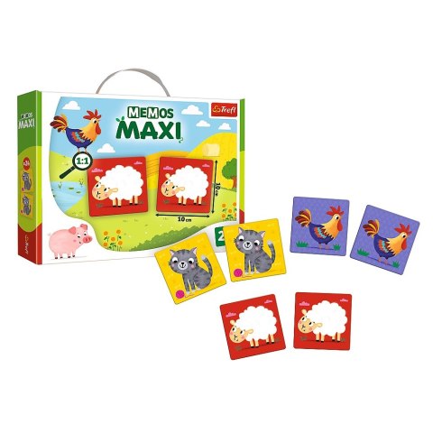 Gra Memos Maxi Zwierzęta na farmie TREFL 02266 TREF