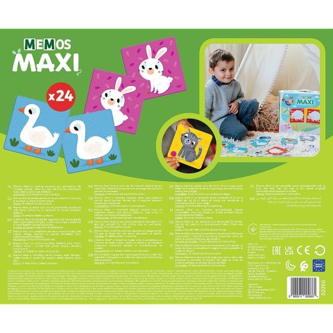 Gra Memos Maxi Zwierzęta na farmie TREFL 02266 TREF