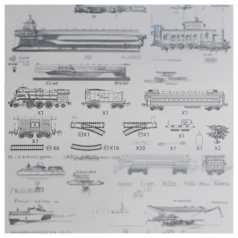 Kolejka zdalnie sterowana Christmas funkcja spray MEGA CREATIVE 567100