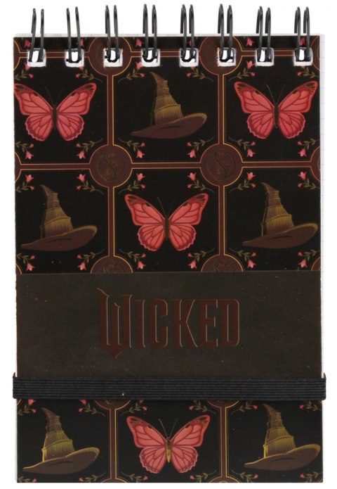 Kołonotes z gumką A6/96k kratka Wicked BENIAMIN 43249 BEN