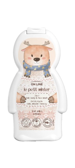 ON LINE Renifer Żel 3w1 do mycia ciała włosów i twarzy 350 ml