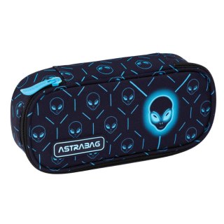 Piórnik saszetka owalna 1zamek 1klapka Neon Ufo ASTRA 503025016