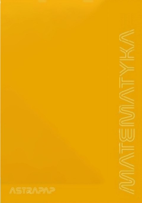 Zeszyt A5/60k kratka Matematyka oprawa PP fluo A 10 ASTRA