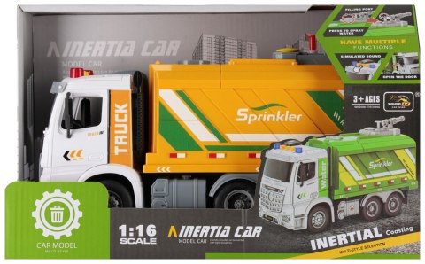 Auto ciężarowe Śmieciarka światło/dźwięk mix MEGA CREATIVE 573896
