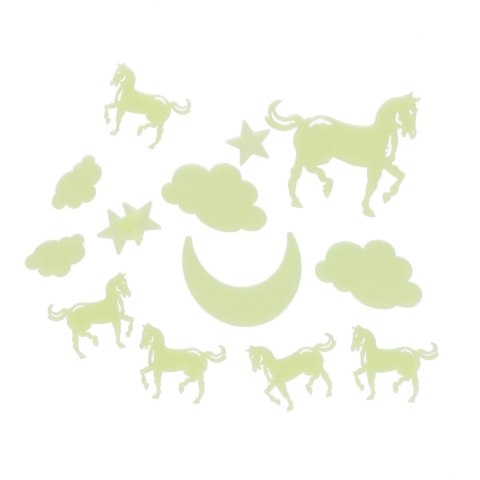 Dekoracja ścienna fluorescencyjna mix MEGA CREATIVE 573922