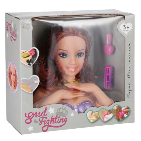 Głowa do stylizacji z akcesoriami MEGA CREATIVE 572620