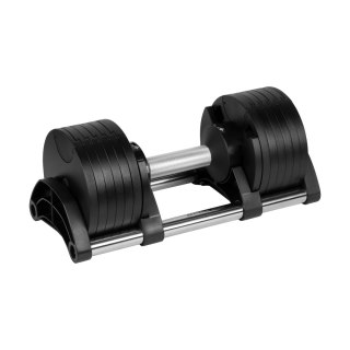 Hantel żeliwny regulowany automat 24 kg, skok co 2kg, REBEL ACTIVE