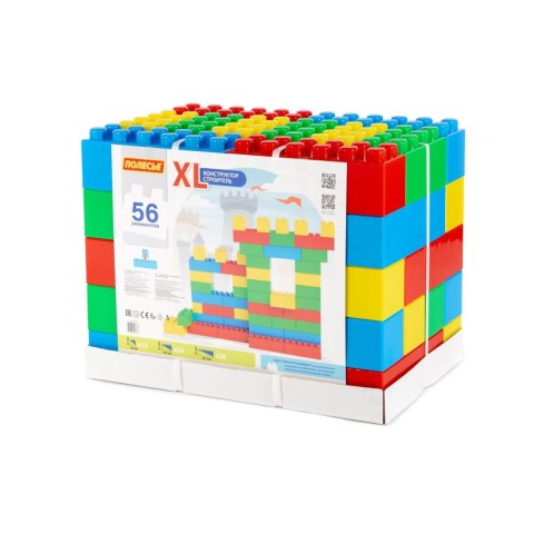 Klocki 56el Budowniczy XL POLESIE 93688 WADP