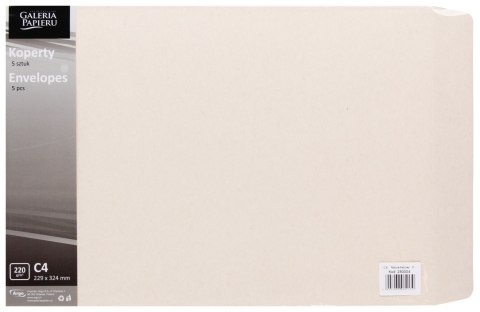 Koperta C4 HK beż op5szt GALERIA PAPIERU 280004