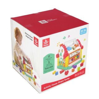 Kostka edukacyjna sorter domek 23x23x23 hola ANEK SN779