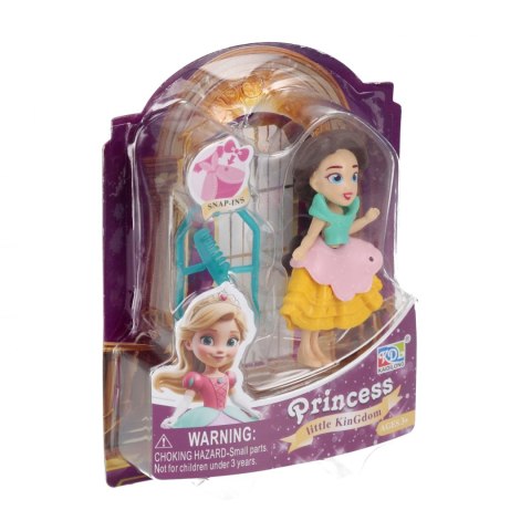 Lalka Księżniczka 8cm z akcesoriami MEGA CREATIVE 571068