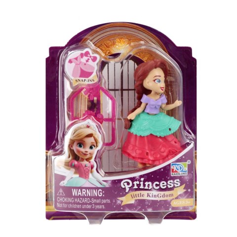 Lalka Księżniczka 8cm z akcesoriami MEGA CREATIVE 571068