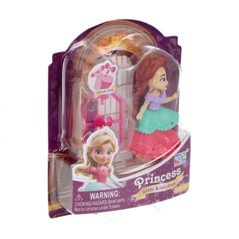 Lalka Księżniczka 8cm z akcesoriami MEGA CREATIVE 571068