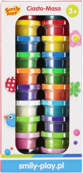 Masa plastyczna 20kol 25g SMILY PLAY SP85214AN