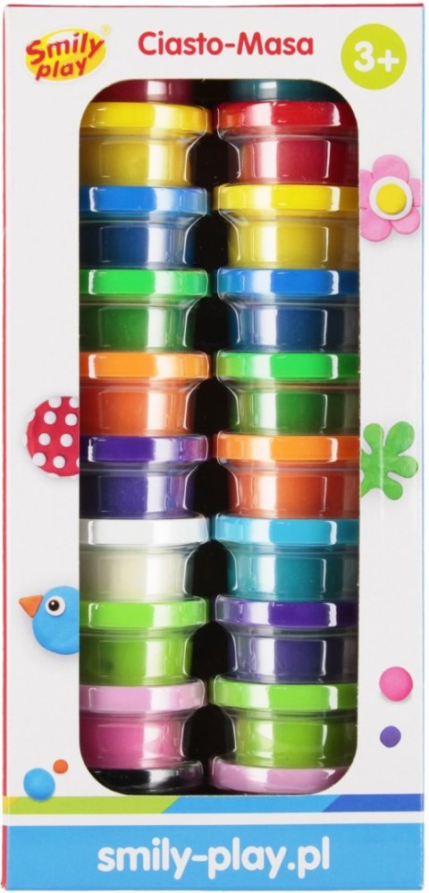 Masa plastyczna 20kol 25g SMILY PLAY SP85214AN