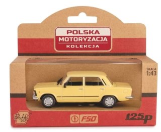 POLSKA KOLEKCJA MOTORYZACJI Polski Fiat 125p MR ŻÓŁTY 1:43