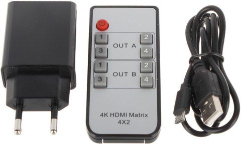 PRZEŁĄCZNIK SWITCH HDMI HDMI-SW-4/2MATRIX