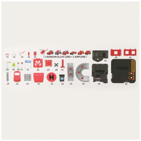 Parking Straż Pożarna metal z akcesoriami MEGA CREATIVE 573970