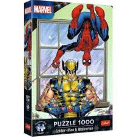 Puzzle 1000el SpiderMan&Wolverine Boże Narodzenie TREFL 12088 TR