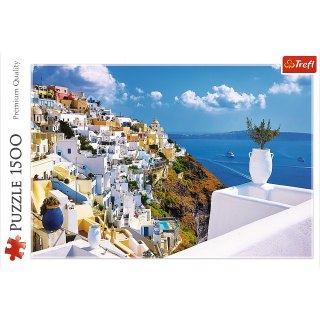 Puzzle 1500 elementów Santorini Grecja TREFL 26119