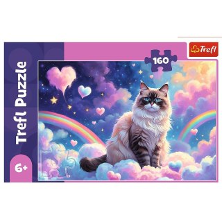 Puzzle 160 elementów Domowy Kotek TREFL 13327 TR