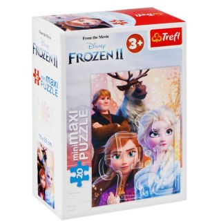 Puzzle 20 elementów Minimaxi Przyjaźń w Krainie Lodu TREFL 21083