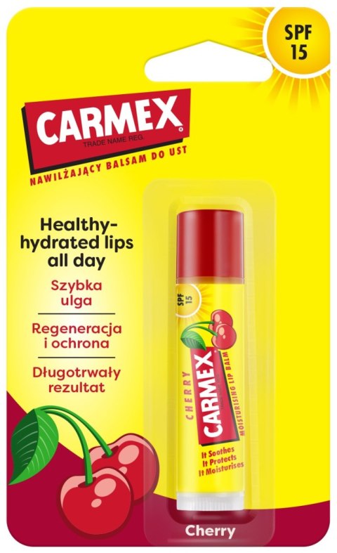 CARMEX Pomadka ochronna w sztyfcie Cherry SPF 15 4,25 g
