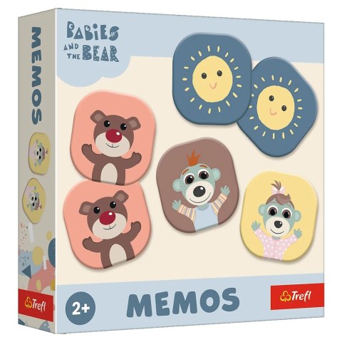 Gra Memos Bobaski i Miś TREFL 02891 TR