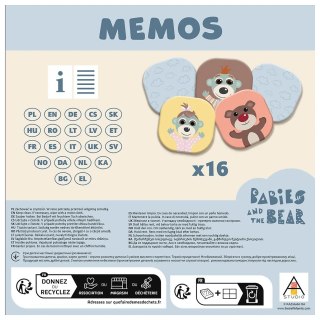 Gra Memos Bobaski i Miś TREFL 02891 TR