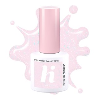 HI HYBRID Lakier hybrydowy nr. 131 Shiny Ballet Pink 5 ml