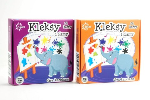 Kleksy i Plamy Gra karciana ABINO