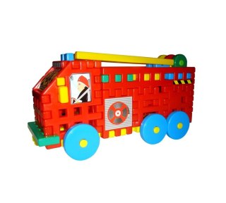 Klocki konstrukcyjne wafle Straż Pożarna FOL PLASTIK POLSKA 025791