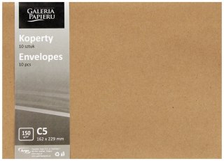 Koperta C5 HK beż opsz10szt GALERIA PAPIERU 280622
