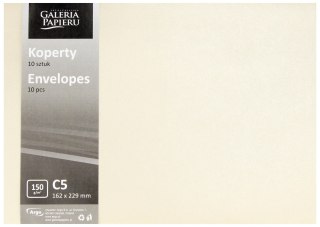 Koperta C5 NK krem Pearl op10szt GALERIA PAPIERU 280641 GAL
