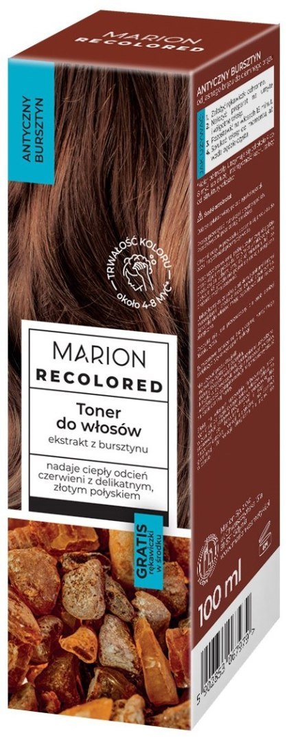 MARION Toner do włosów 100ml ANTYCZNY BURSZTYN